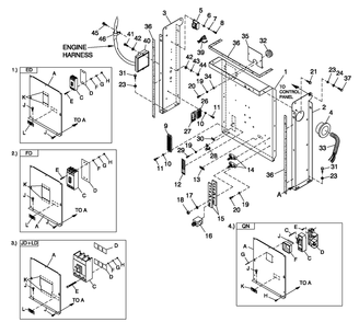 Cpl C2 And C4 Flex Hsb Diagram and Parts List for 0052620 (4362178 - 4402530)(2006) Generac Generator