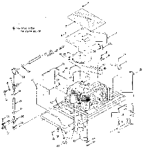 Sheet metal Diagram and Parts List for 9011-0  Generac Generator