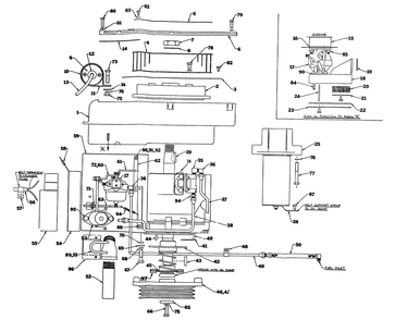 Engine Accessories Diagram and Parts List for 6072-0  Generac Generator