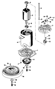 Alternator Diagram and Parts List for 6318-2  Generac Generator
