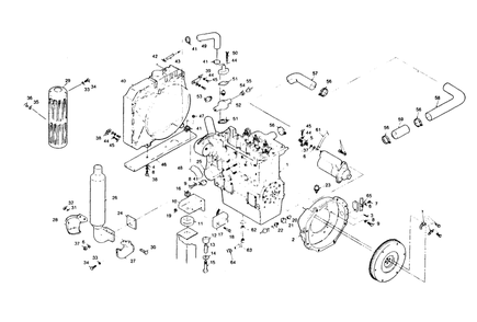 Part Location Diagram of 56360 Generac Bracket, Right Upper Radiator Support
