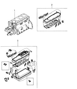 Short Block And Gasket Sets Diagram and Parts List for 8451-0  Generac Welder