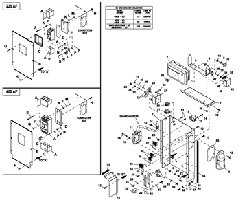 Connection Box C2 Cpl Diagram and Parts List for HT04542ANAX (6264225)(2011) Generac Generator
