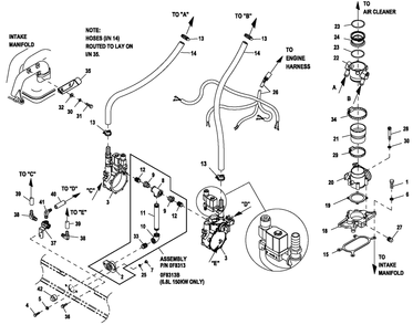 Ev Fuel Lp 6.8 100/130/150emsn Diagram and Parts List for QT10068ANSC (6297202 - 6378170)(2011) Generac Generator