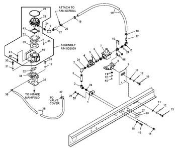 Part Location Diagram of 0E0521 Generac Support Regulator