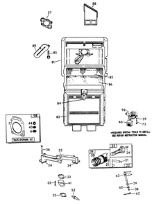Engine Ii Diagram and Parts List for 0864-1  Generac Generator