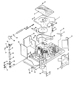 Engine Enclosure Diagram and Parts List for 9007-0  Generac Generator