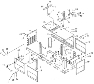 Part Location Diagram of A1202 Generac Post, Corner-Rear