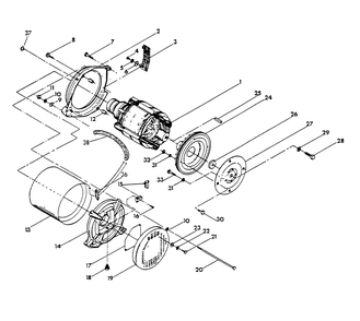 Part Location Diagram of 77462 Generac Rotor Assembly