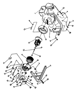 Generator Diagram and Parts List for S2400 (9415-0)(9415-0) Generac Generator