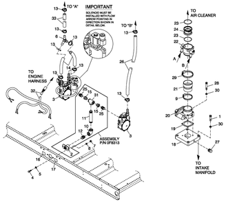 Fuel Natural Gas 4.6l G3 80kw Diagram and Parts List for BT08046JNSN (3208V28959)(2008) Generac Generator
