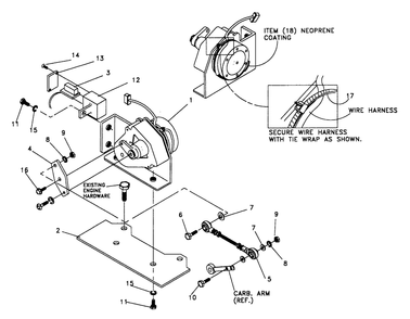 Electronic Governor Diagram and Parts List for 0845-1  Generac Generator