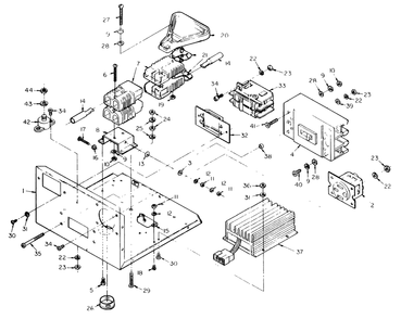 Generator Panel Diagram and Parts List for 6872-3  Generac Generator