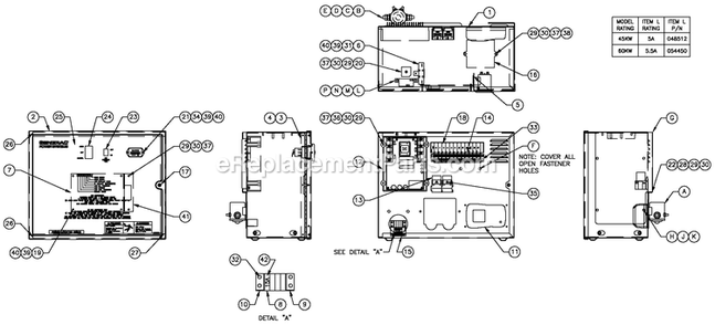Av R200b 3600rpm 2.4l Diagram and Parts List for ST06024JNSN (5509896)(2009) Generac Generator