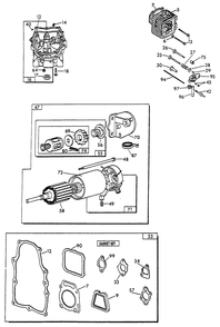 V-Twin Engine Parts Ii Diagram and Parts List for 0843-0  Generac Generator