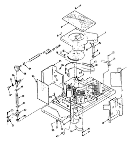 Engine Enclosure Diagram and Parts List for 9008-2  Generac Generator