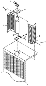 Kit Glass Pack Diagram and Parts List for BT08046ANSN (4306V20488)(2006) Generac Generator