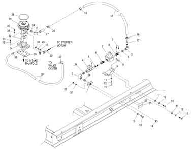 Ev Ng Fuel Stepper Pre-Pack Diagram and Parts List for 0043736 (3704503)(2003) Generac Generator