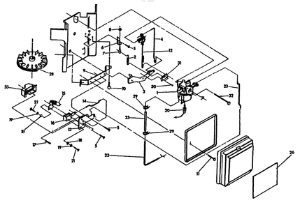 Carburetor Diagram and Parts List for 0888-0  Generac Generator
