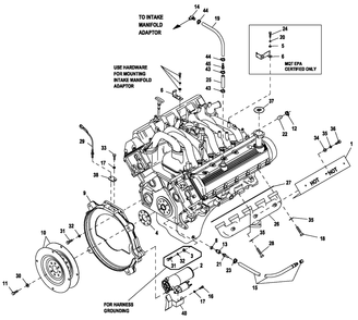Ev Engcomprt R/H 6.8 (Cpl) Diagram and Parts List for ET10068GVAC (6736177 - 9116450)(2014) Generac Generator