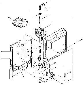 Natural gas carburetor Diagram and Parts List for 9067-0  Generac Generator