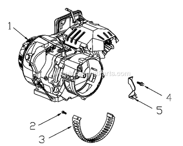 Engine Diagram and Parts List for 0062190 (7195169A - 7195528A)(2012) Generac Generator