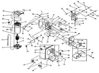 Alternator And Panel Diagram and Parts List for 9592-2  Generac Generator