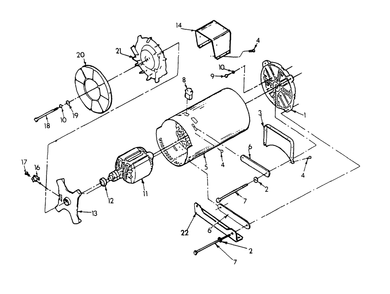 Generator Diagram and Parts List for 9298-0  Generac Generator