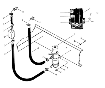 Engine Coolant Heater Diagram and Parts List for 9301-1  Generac Generator