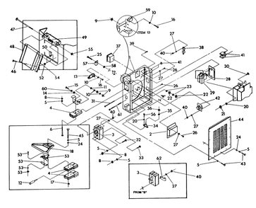 Control Panel Diagram and Parts List for 9739-0  Generac Generator