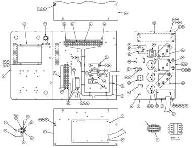 Part Location Diagram of 025192 Generac Rectifier Msc 2a 600v 1n5062