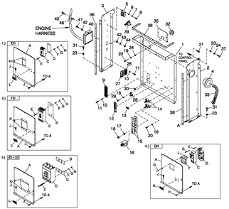 Cpl C2 And C4 Flex Hsb Diagram and Parts List for QT06030ANSN (4361373 - 5017502)(2008) Generac Generator
