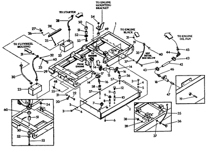 Mounting Base Diagram and Parts List for 9399-2  Generac Generator