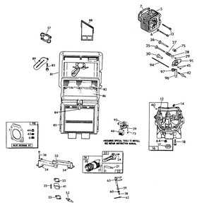 Engine Parts (Part 3) Diagram and Parts List for 9121-3  Generac Generator