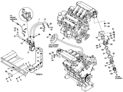 Fuel System Lpv 3.0l G14 Diagram and Parts List for ST06030AVSN (4949088 - 4962462)(2008) Generac Generator
