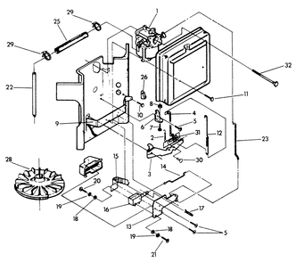 Carburetor Diagram and Parts List for 9311-0  Generac Generator