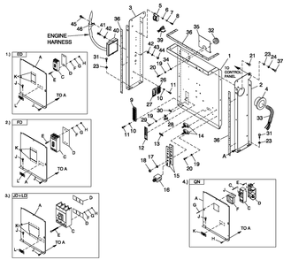 Cpl C2 And C4 Flex Hsb Diagram and Parts List for QT06030ANSN (4361373 - 5017502)(2008) Generac Generator