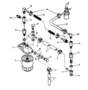 Fuel Supply Diagram and Parts List for 8950-2  Generac Generator