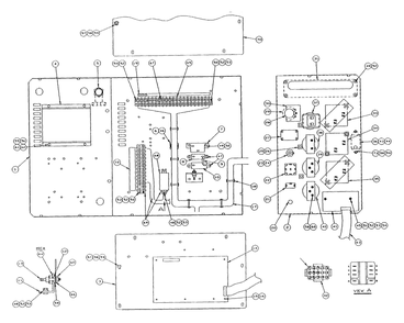 Control Panel Diagram and Parts List for 9303-4  Generac Generator