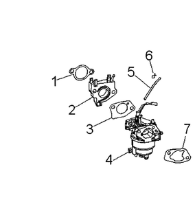 Carburetor Diagram and Parts List for GP6500-5940-0  Generac Generator