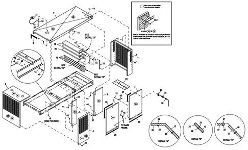 Ev Enclosure C5 Emission Diagram and Parts List for ET15068AVAY (5955880)(2010) Generac Generator