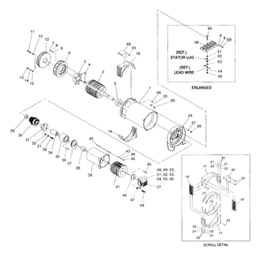 Generator Assembly Diagram and Parts List for 4366-1  Generac Generator