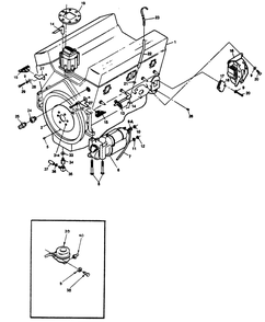 Part Location Diagram of 58385 Generac Starter Bolt