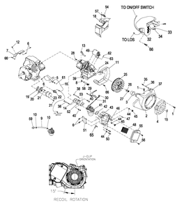 Ev Xp8000e Xg410cc Engine Trim Diagram and Parts List for 0057472 (6488210 - 8206724)(2013) Generac Generator