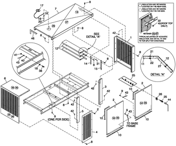 Enclosure C3 Diagram and Parts List for QT07068ANANA (5217447)(2008) Generac Generator