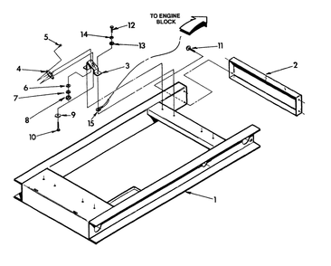 Mounting Base Diagram and Parts List for 9324-4  Generac Generator