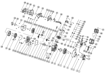 Part Location Diagram of 0K91470141 Generac Spark Plug