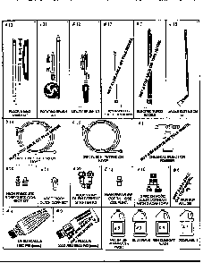 Accessories And Attachments Diagram and Parts List for 0457-0  Generac Pressure Washer