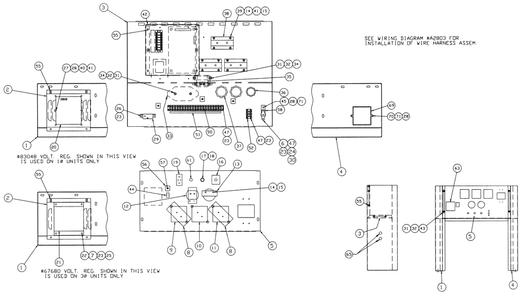 Part Location Diagram of C2512 Generac Wire Connector 1-inch