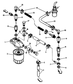 Fuel Supply Diagram and Parts List for 8950-0  Generac Generator